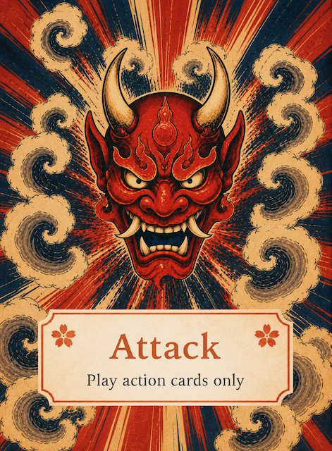 Attack action card